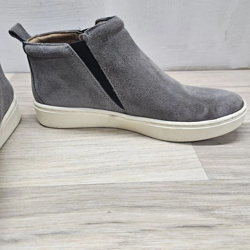 Sofft Britton Womens Gray Boots Size 7 Leather Casual